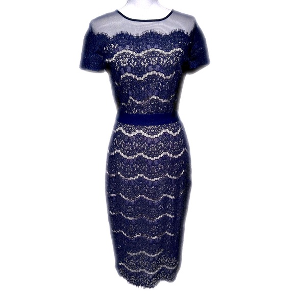 Jax | Dresses | Jax Lace Sheath Dress Blue Bodycon Short Sleeves Sheer Decollate Lined Bodice 4 | Poshmark Jax | Dresses | Jax Lace Sheath Dress Blue Bodycon Short Sleeves Sheer Decollate Lined Bodice 4 | Poshmark
